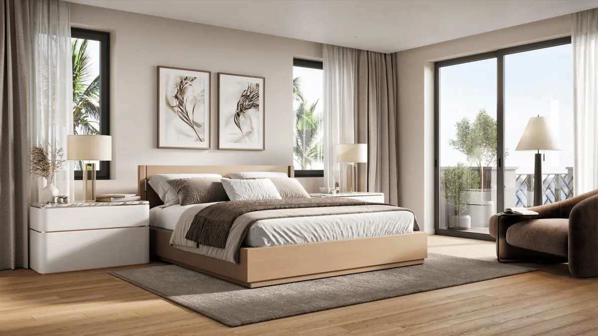 B1 architect_15 Spoonbill_master bedroom at 15 Spoonbill Road, Manalapan