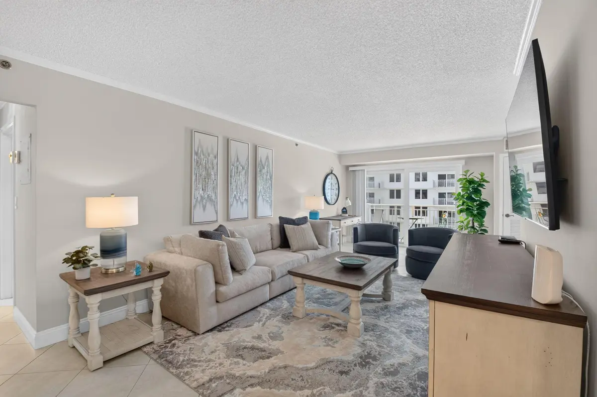 Decorated in colors inspired by the sea at 3215 S Ocean Boulevard 501, Highland Beach