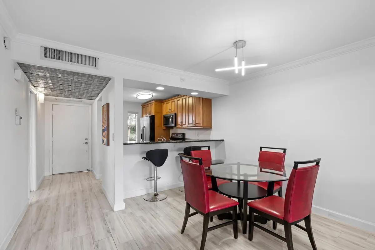 Dining Room at 16 ROYAL PALM Way 205, Boca Raton