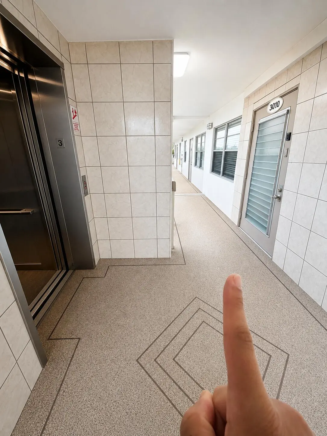 Elevator Access! at 3010 REXFORD A, Boca Raton
