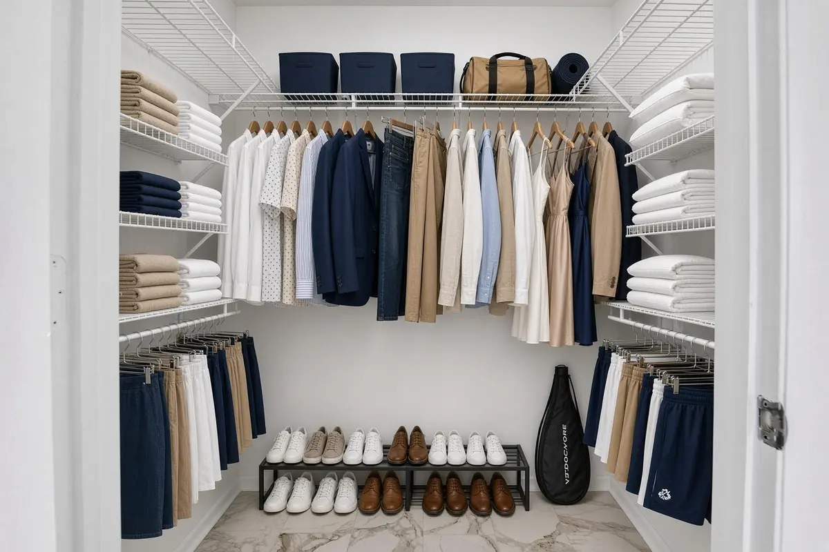 Walk-In Closet at 50 Biscayne Boulevard 4503, Miami