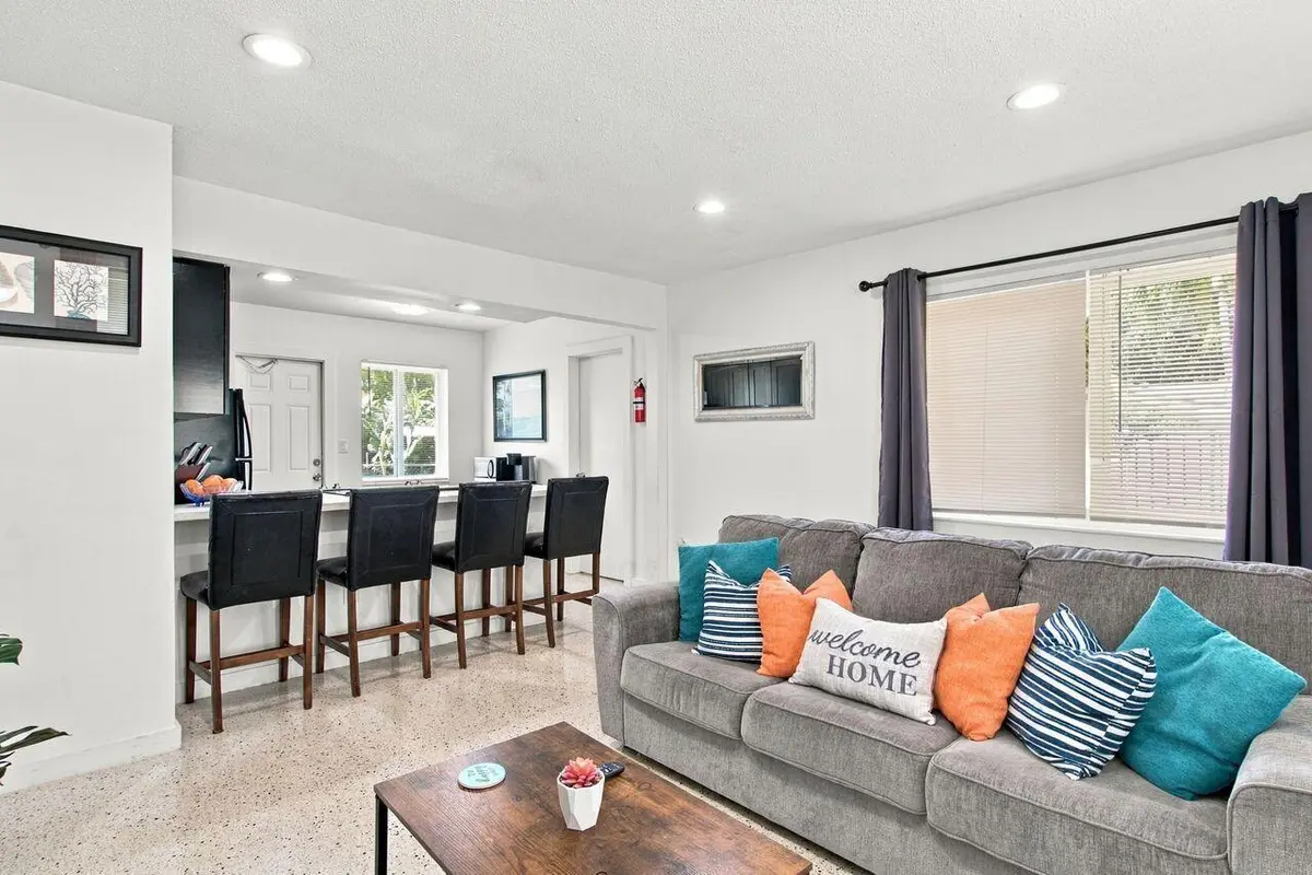 living room at 320 SW 10th Terrace, Hallandale Beach