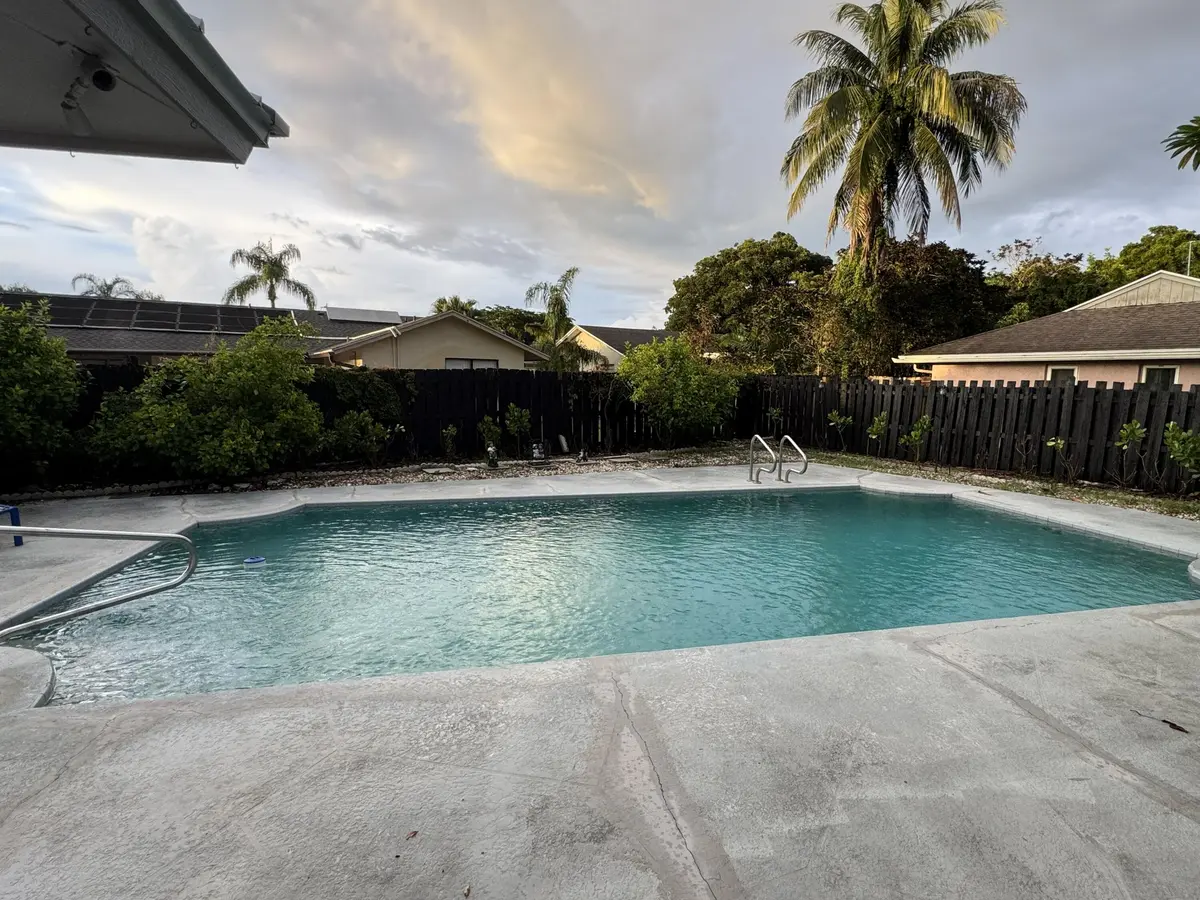 Backyard Pool at 12133 Big Cone Court, Wellington