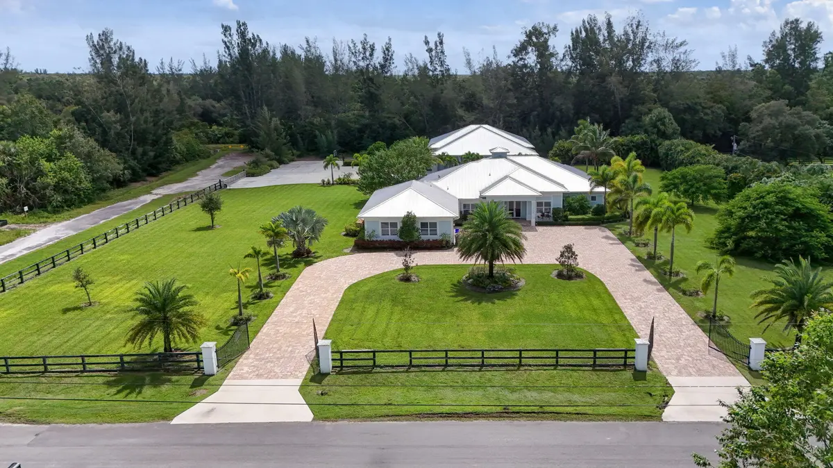 aerial view at 9118 Whippoorwill Trail, Jupiter