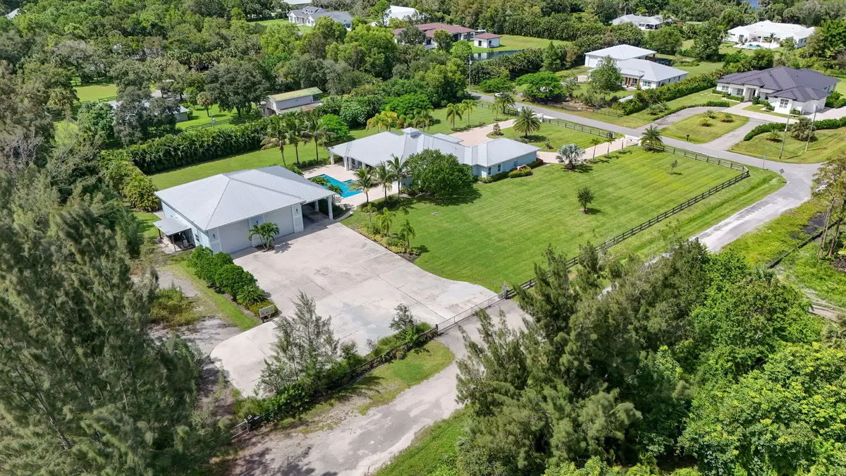aerial view at 9118 Whippoorwill Trail, Jupiter