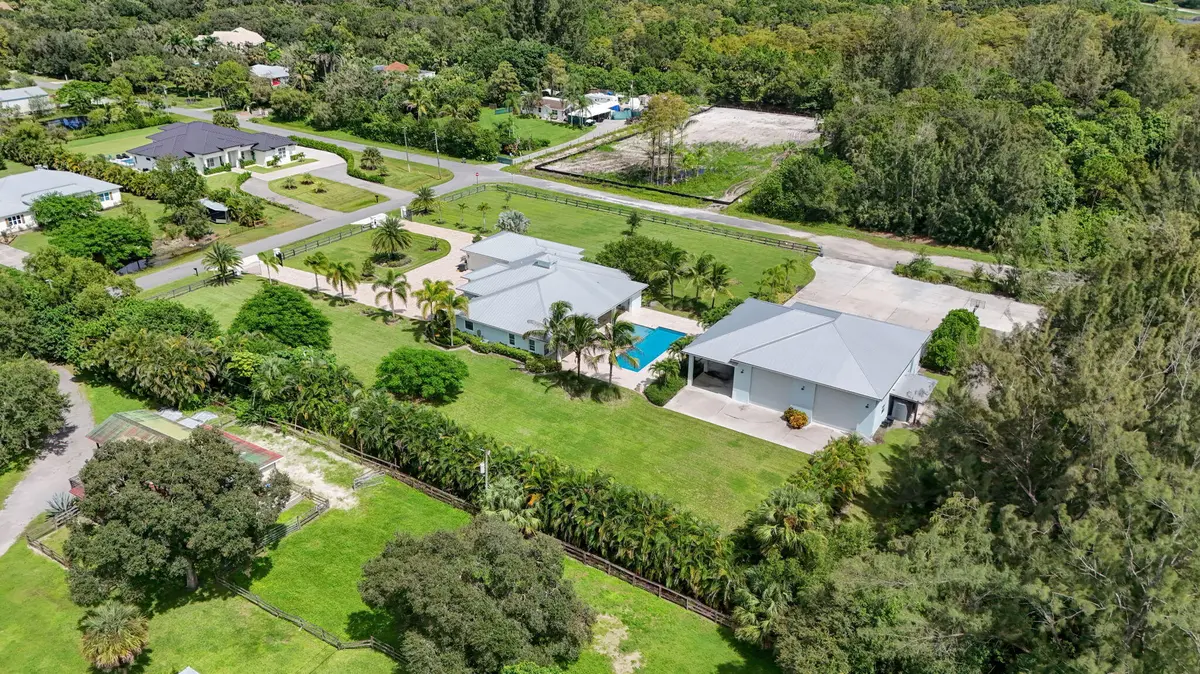 aerial view at 9118 Whippoorwill Trail, Jupiter