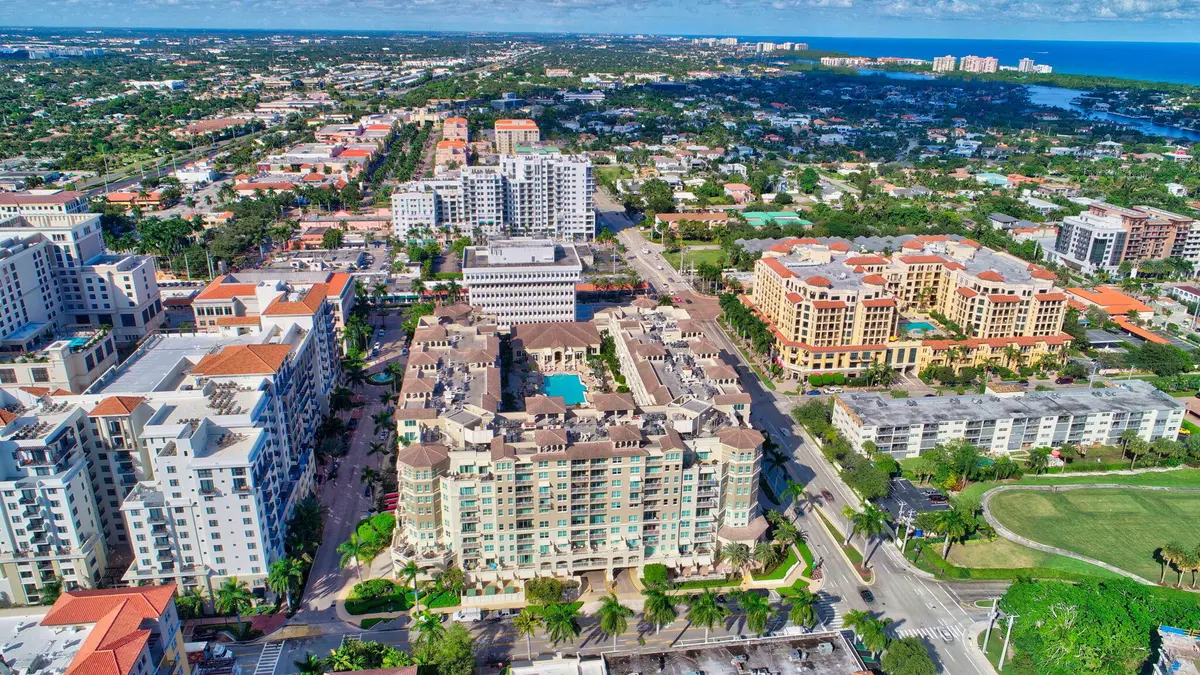 Aerial View at 99 SE Mizner Boulevard Ph37, Boca Raton