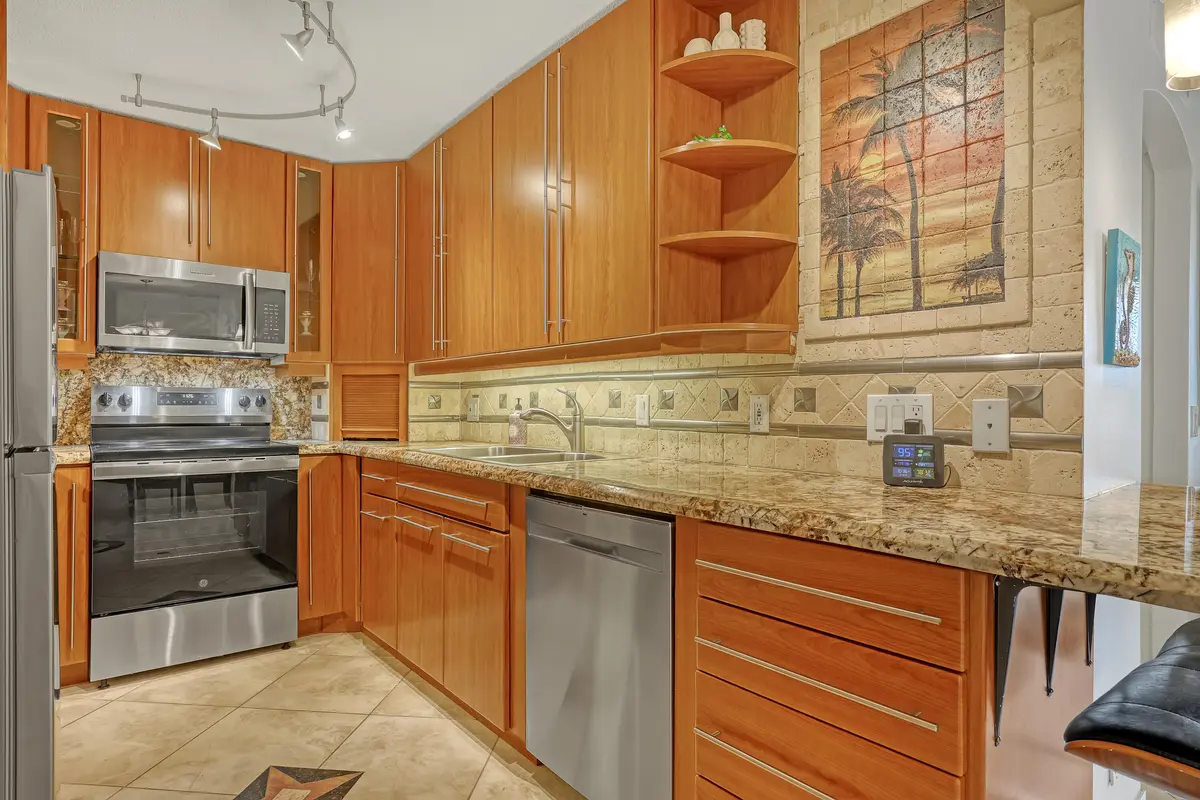 Kitchen at 125 S OCEAN Avenue 304, Palm Beach Shores