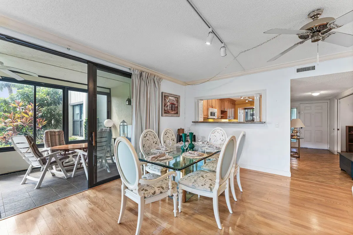 Dining room at 13244 Polo Club Road C107, Wellington