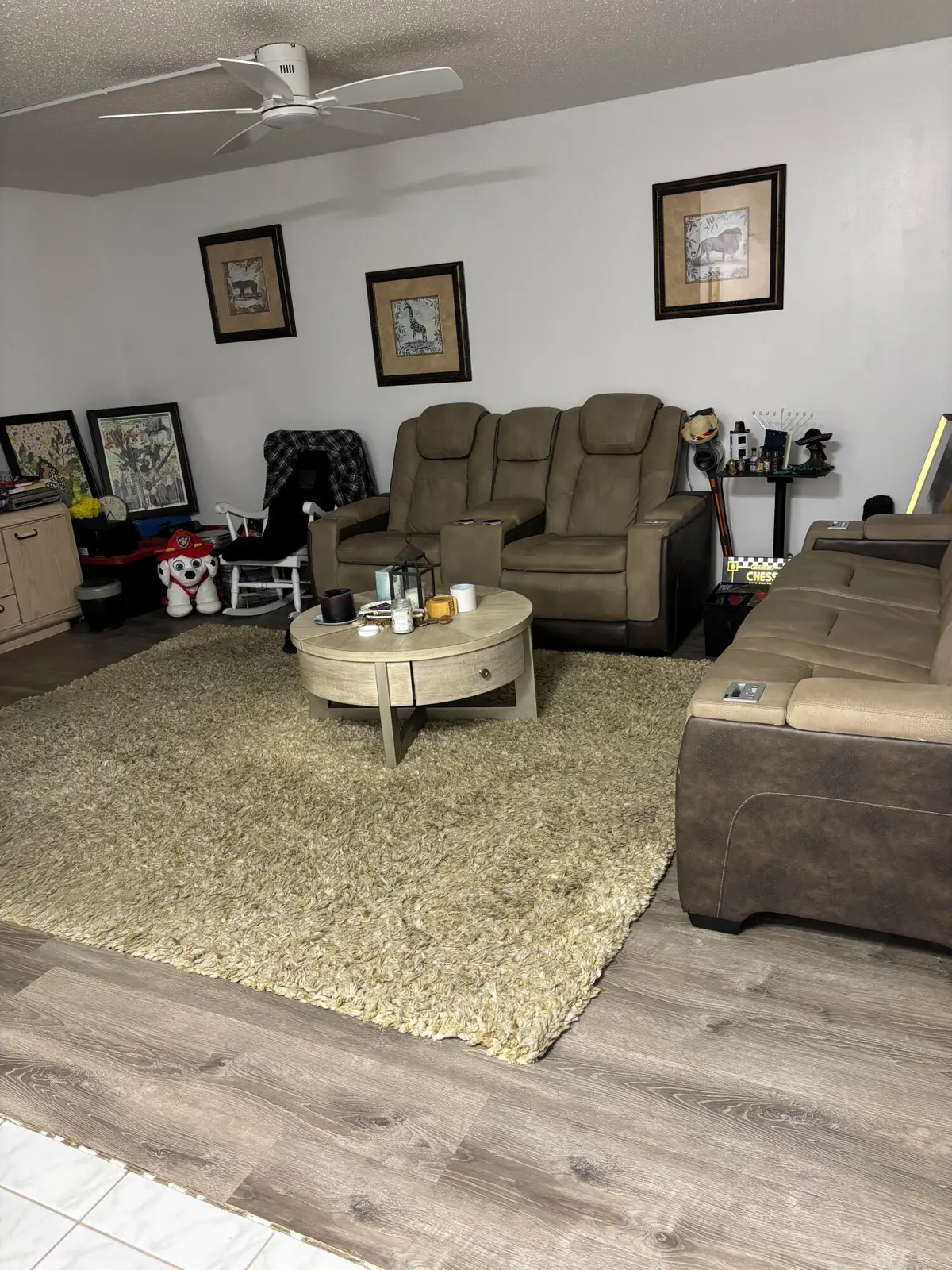 hill living room at 321 Brighton H, Boca Raton