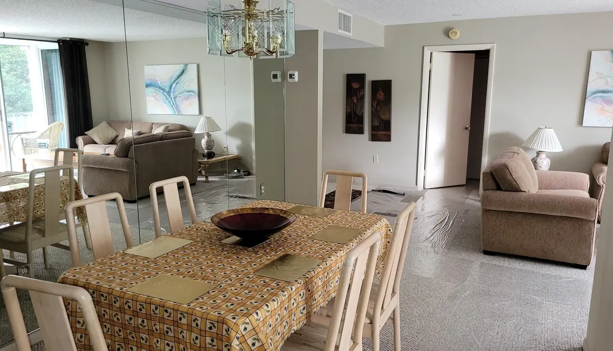 Dining and Living Room at 5936 Morningstar Circle 202, Delray Beach