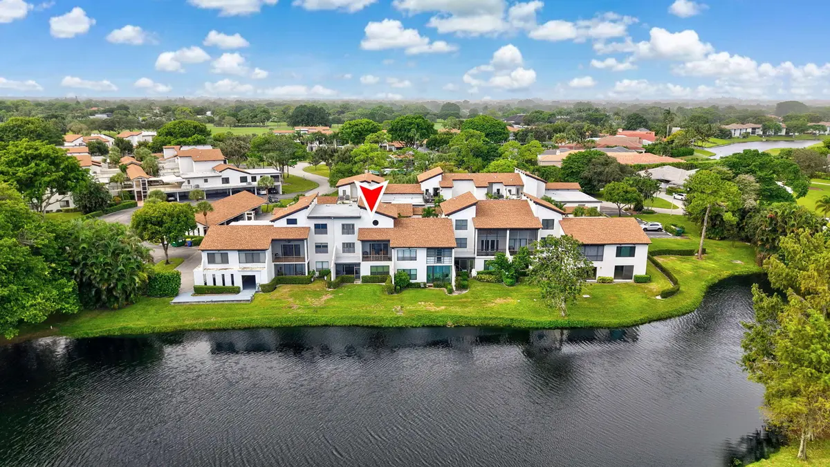 Aerial View at 900 Greensward Lane 209-G, Delray Beach
