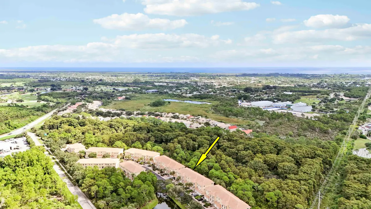 Aerial at 12655 SE Old Cypress Drive, Hobe Sound