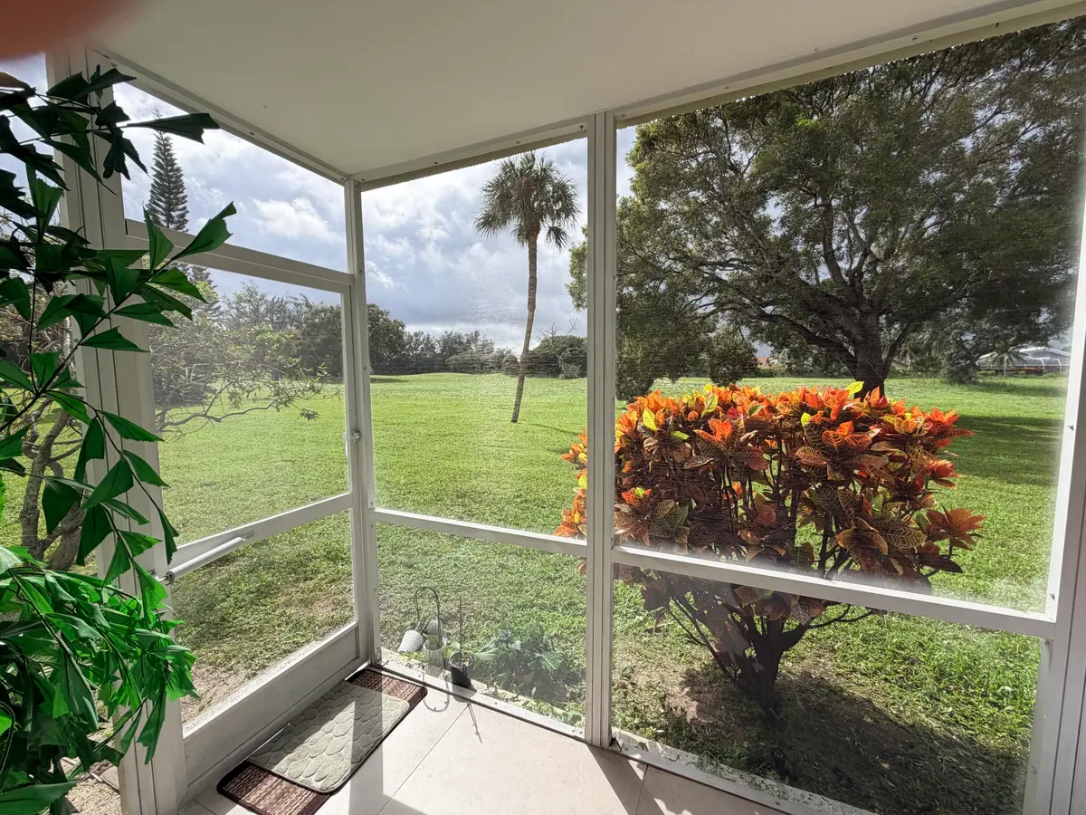 Screened patio at 6161 NW 2nd Avenue 123, Boca Raton