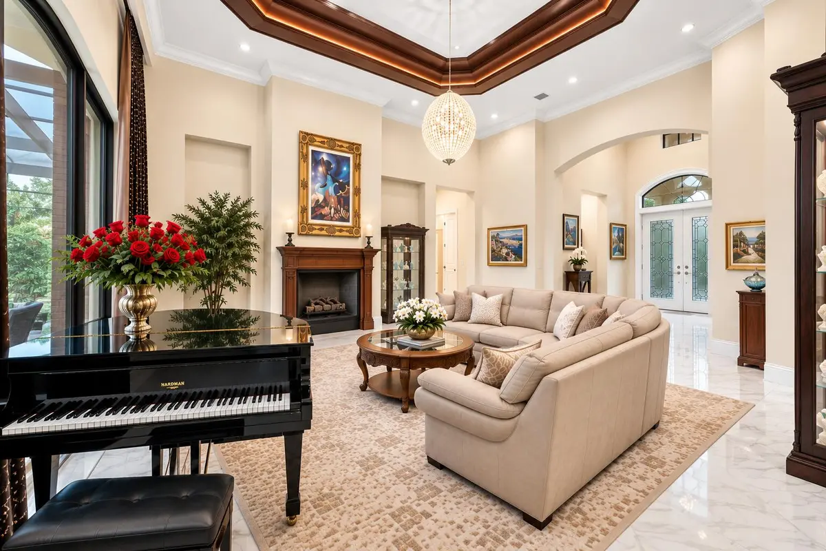 Living Room 2 at 9607 Moritz Way, Delray Beach
