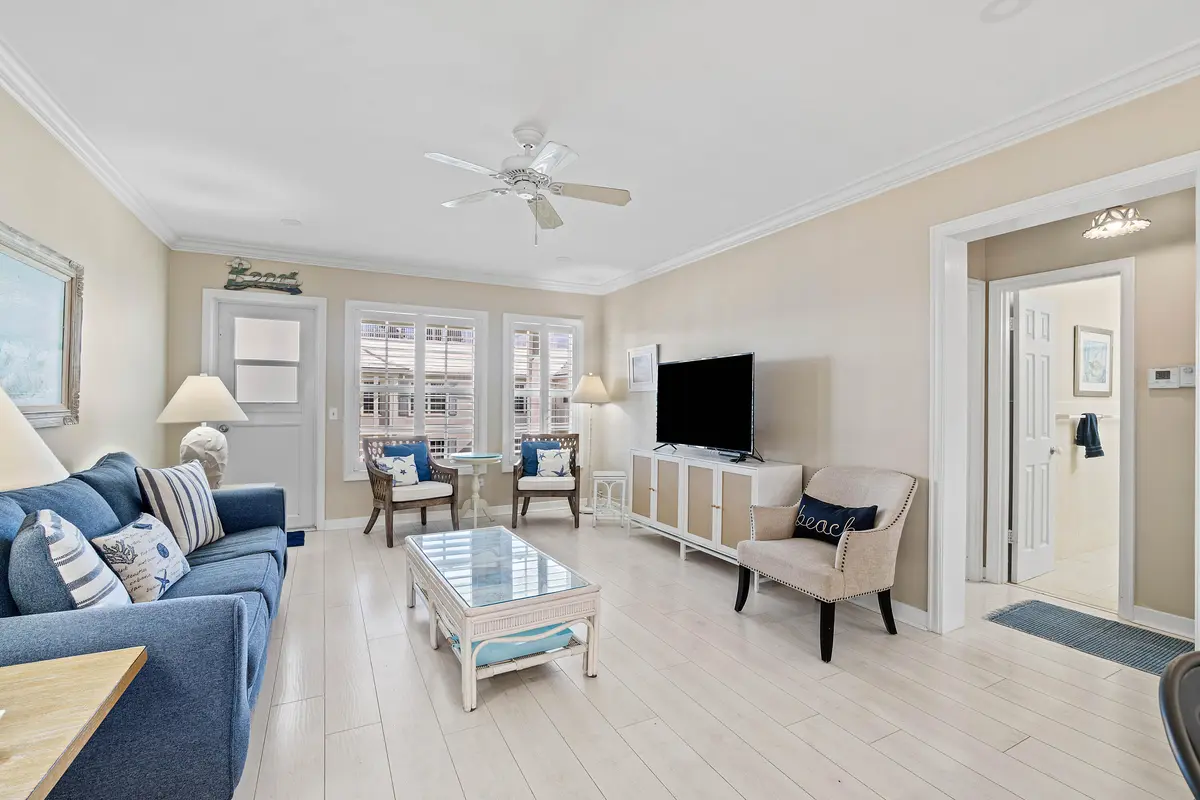 Living Room at 817 N OCEAN Boulevard 0170, Delray Beach
