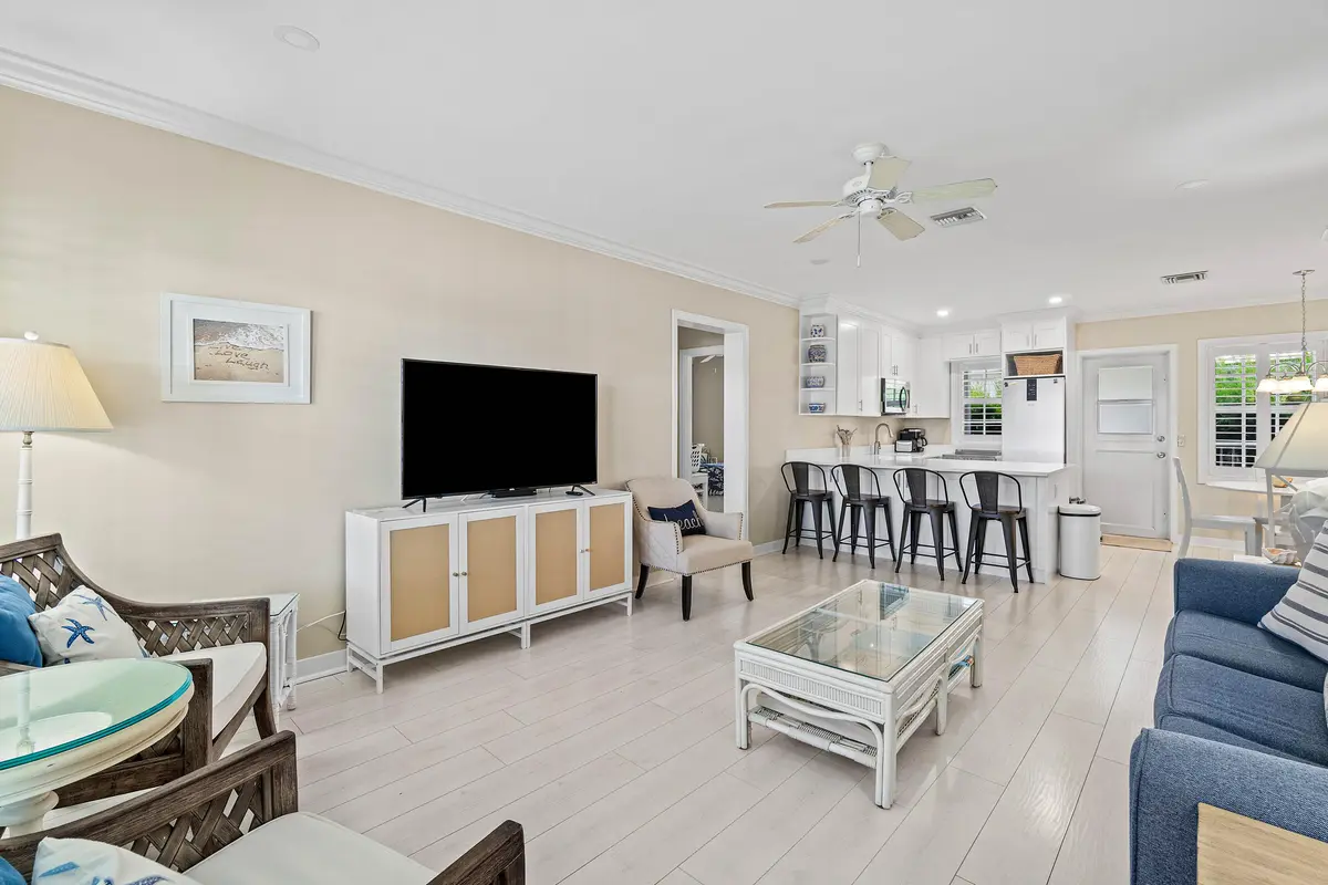 Living Room at 817 N OCEAN Boulevard 0170, Delray Beach