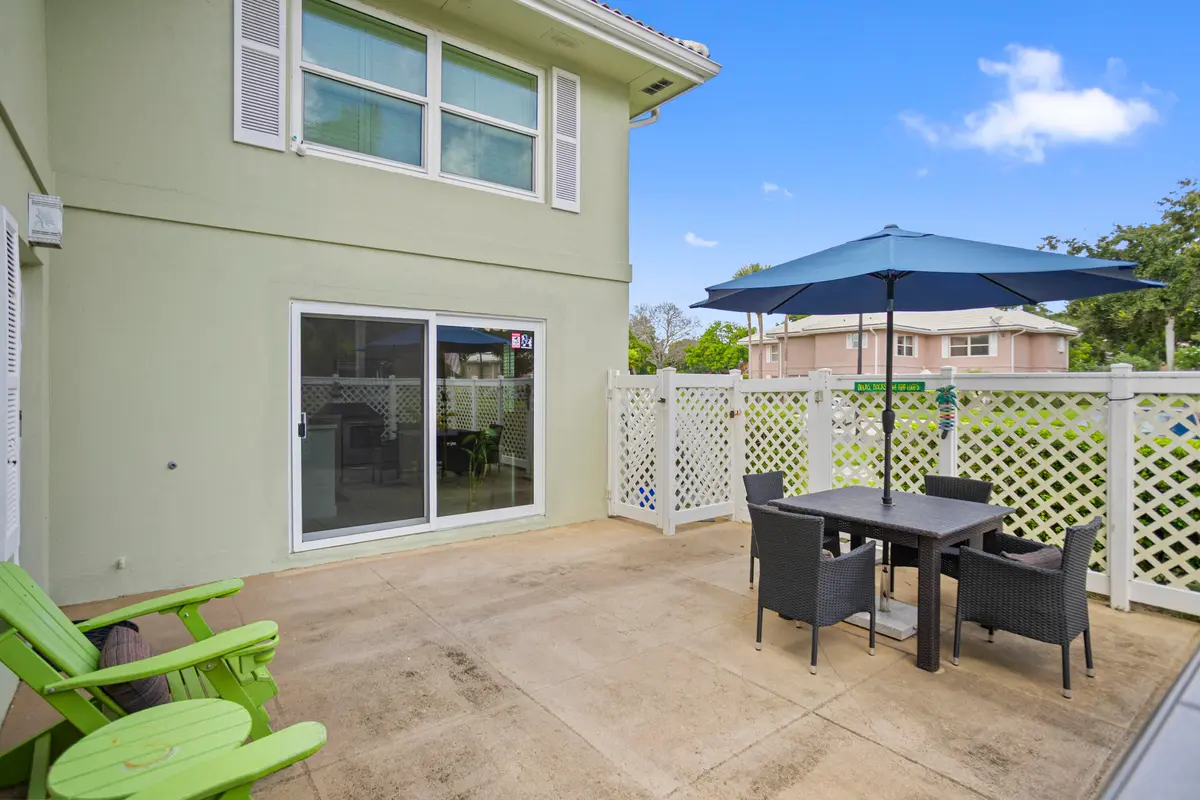 Patio at 1918 Stratford Way 32B, West Palm Beach