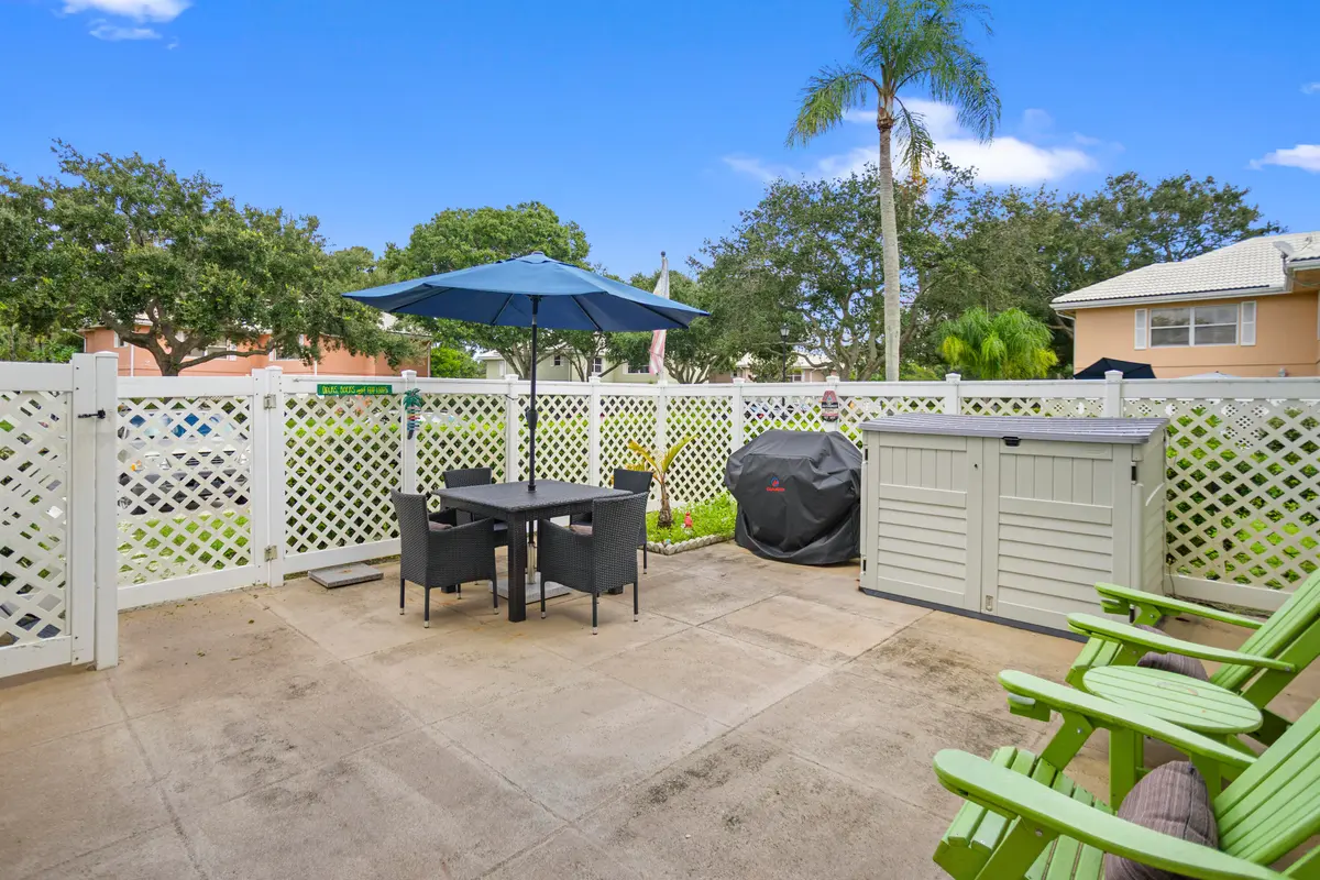 Patio at 1918 Stratford Way 32B, West Palm Beach