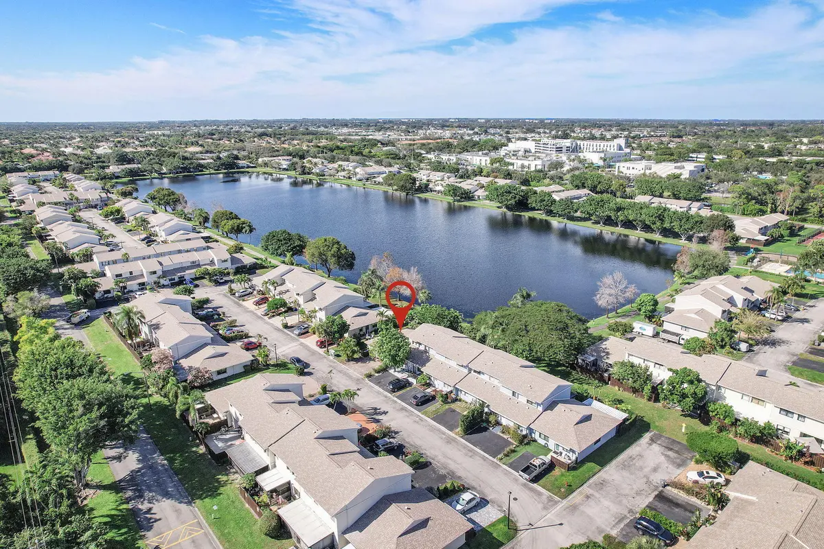 Aerial View at 5171 Tennis Lane, Delray Beach