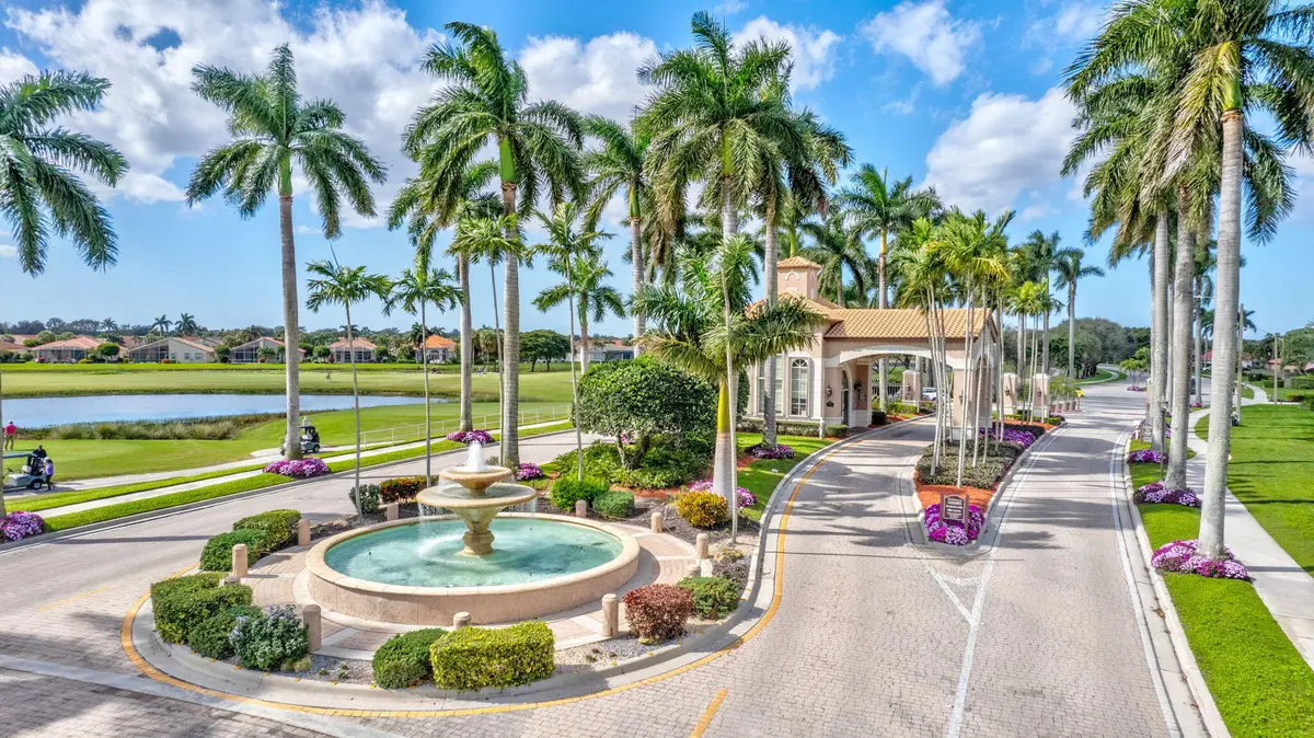 Gated Entryway at 7453 Granville Avenue, Boynton Beach