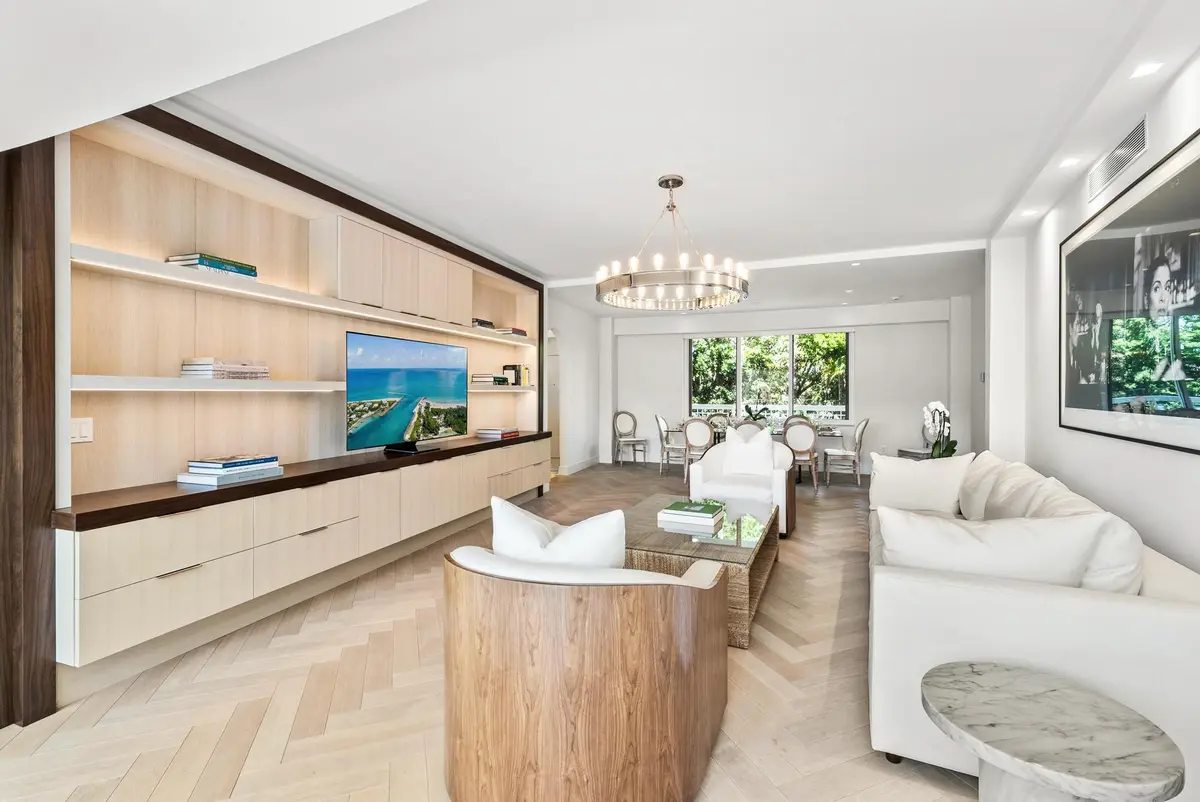 Living Room at 389 S Lake Drive 2g, Palm Beach