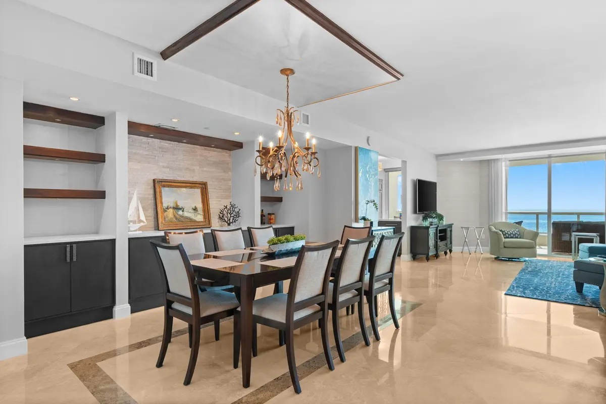 Dining Area at 101 S FORT LAUDERDALE BEACH Boulevard 1403, Fort Lauderdale