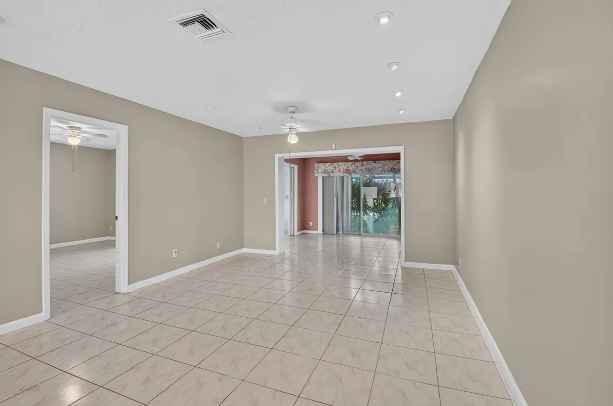 Living Room facing back at 6789 MOONLIT Drive, Delray Beach