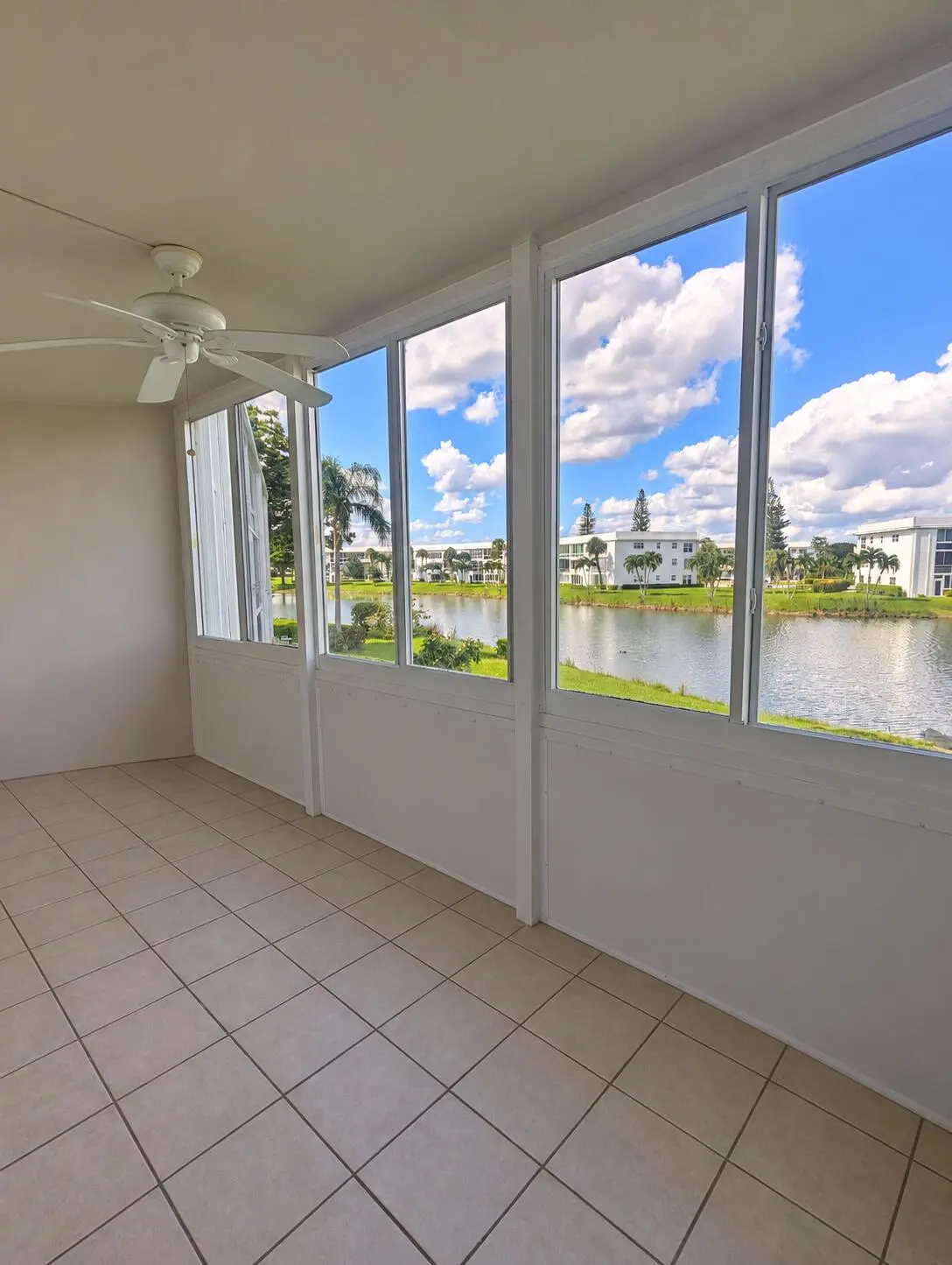 enclosed balcony w at 205 Wellington M, West Palm Beach