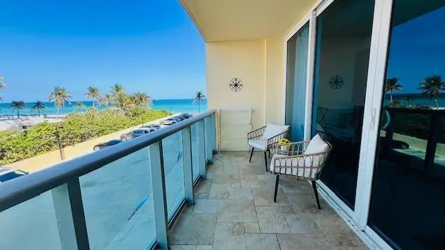 EXTRA LARGE BALCONY WTH OCEANVIEWS at 2501 S OCEAN Drive 304, Hollywood