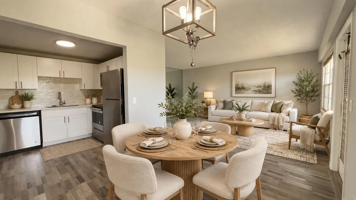 Virtually staged at 114 Preston C, Boca Raton
