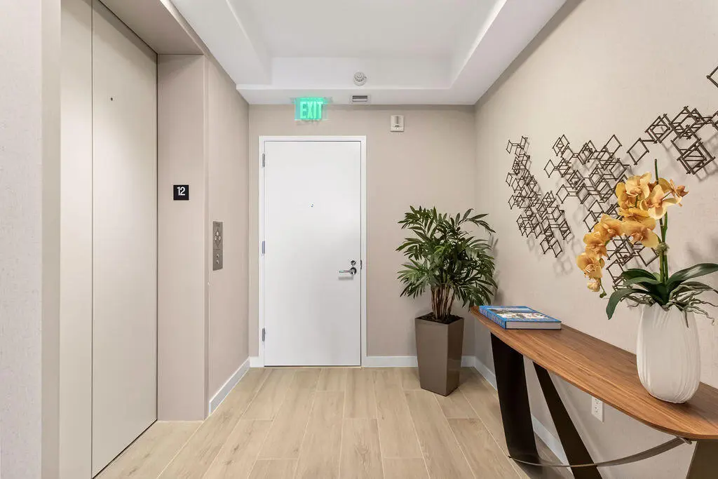 Private Foyer at 1116 N OCEAN Boulevard 1205, Pompano Beach