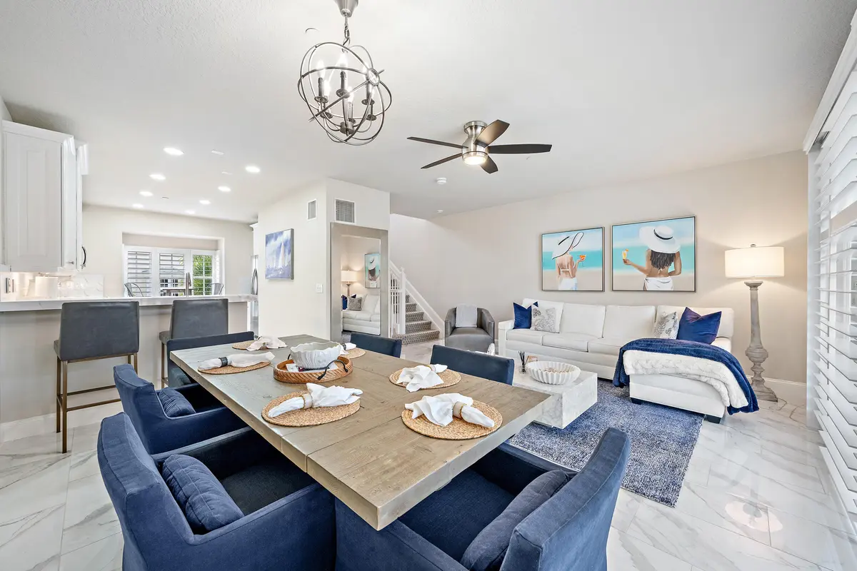 Living / Dining Area at 454 Juno Dunes Way, Juno Beach