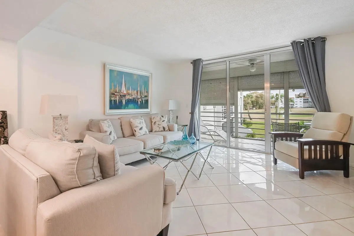 LIVING ONTO BALCONY at 6850 10TH Avenue 206, Lake Worth