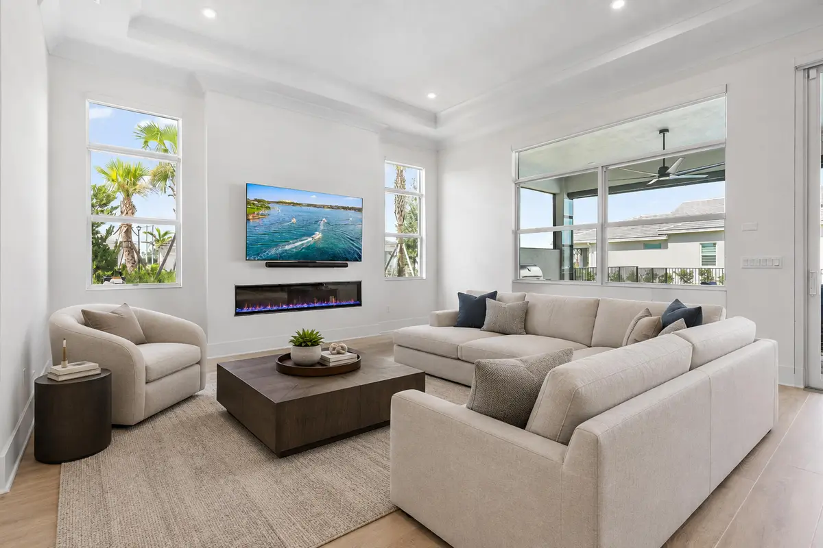Family Room at 8491 SW Vesuvius Way, Port St. Lucie