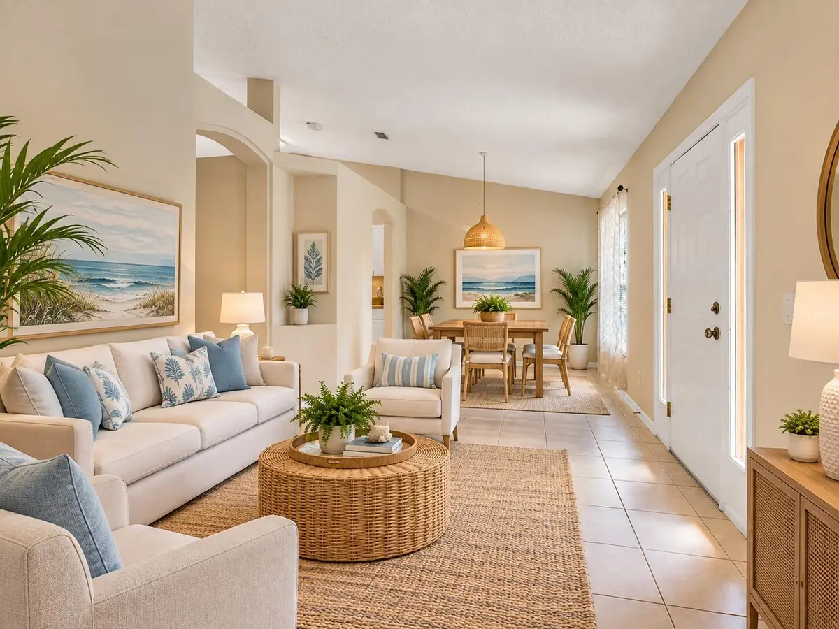 Furnished_Living_Dining_MLS at 557 BROWNING Terrace, Sebastian
