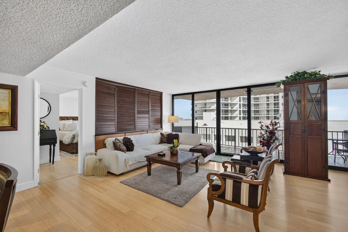 Living Room at 4200 N Ocean Drive 1-905, Riviera Beach