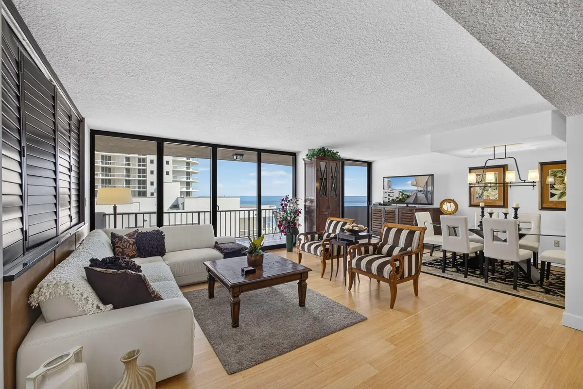 Living Room at 4200 N Ocean Drive 1-905, Riviera Beach