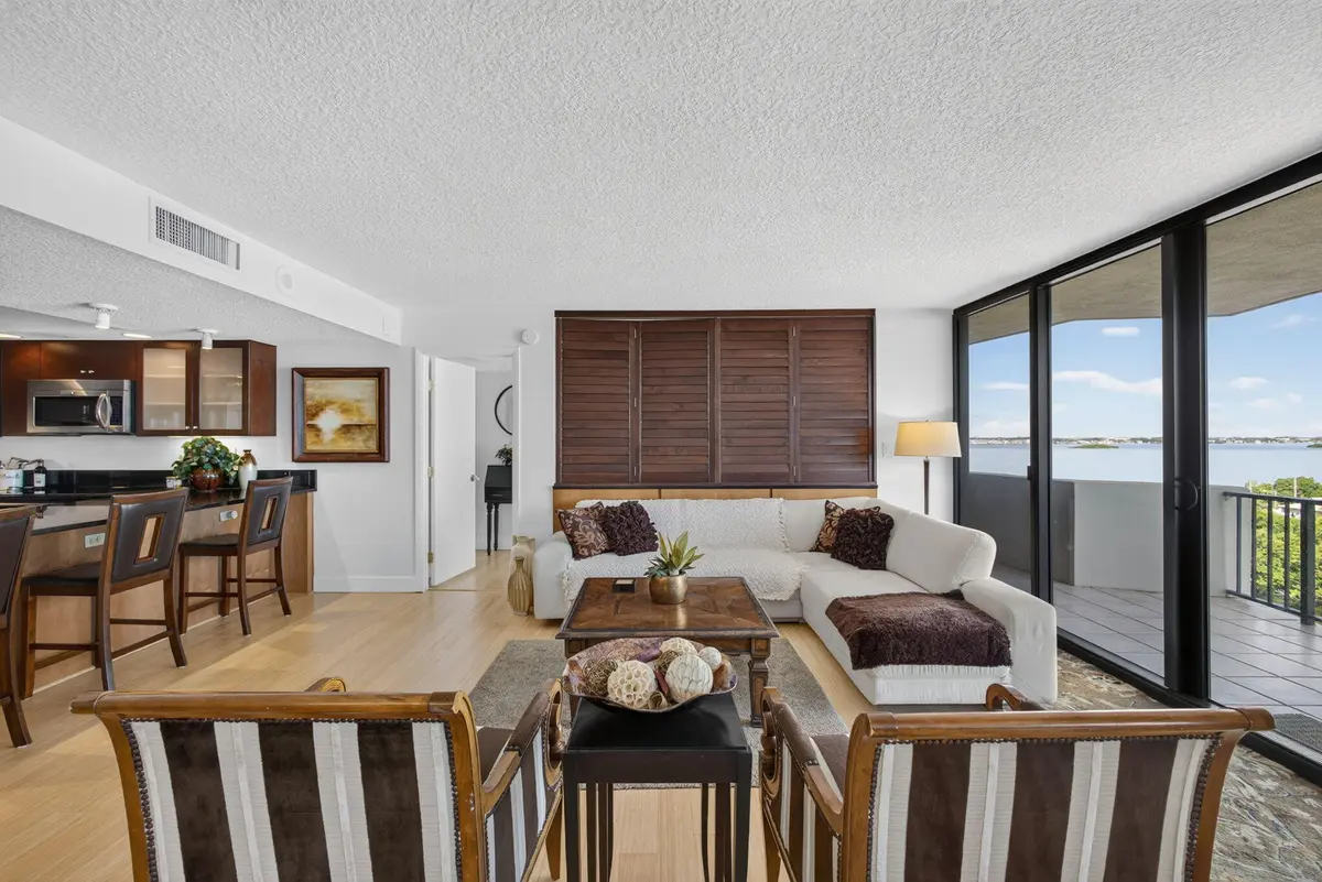 Living Room at 4200 N Ocean Drive 1-905, Riviera Beach