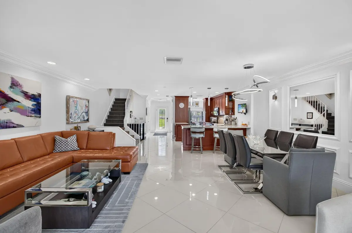 Living + Dining Room at 28 Southport Lane C, Boynton Beach