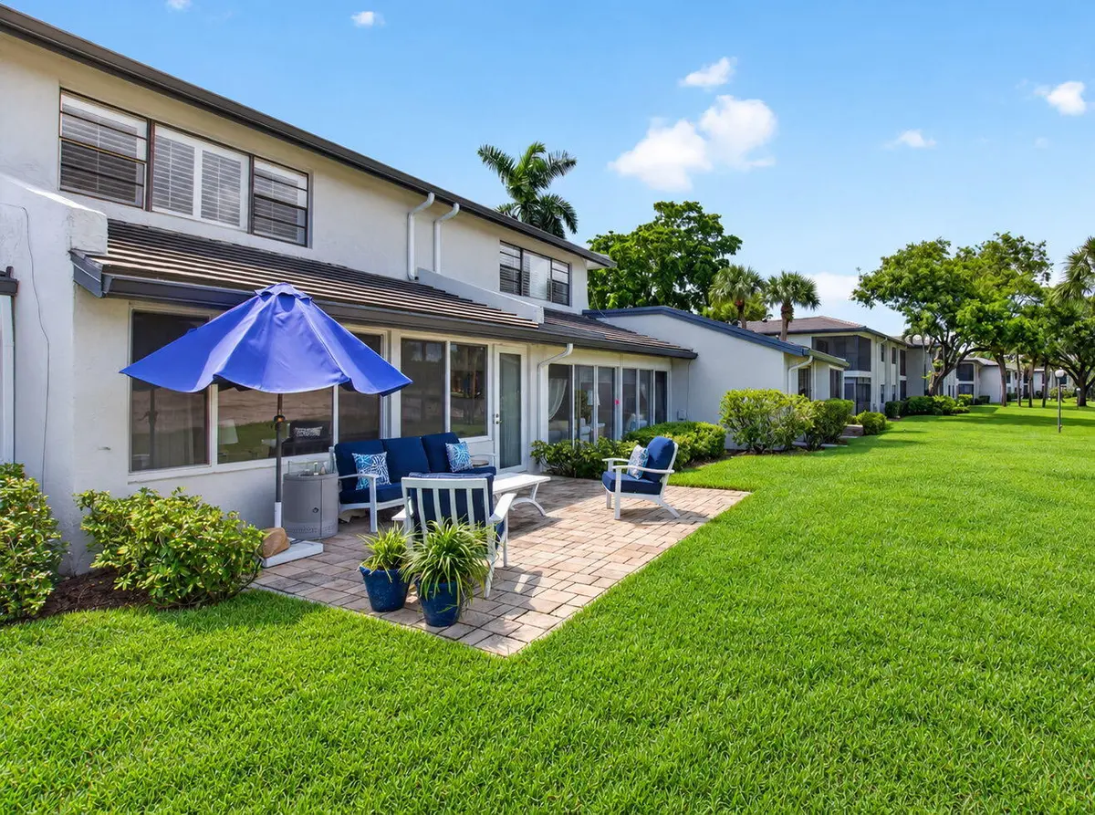 Patio at 28 Southport Lane C, Boynton Beach