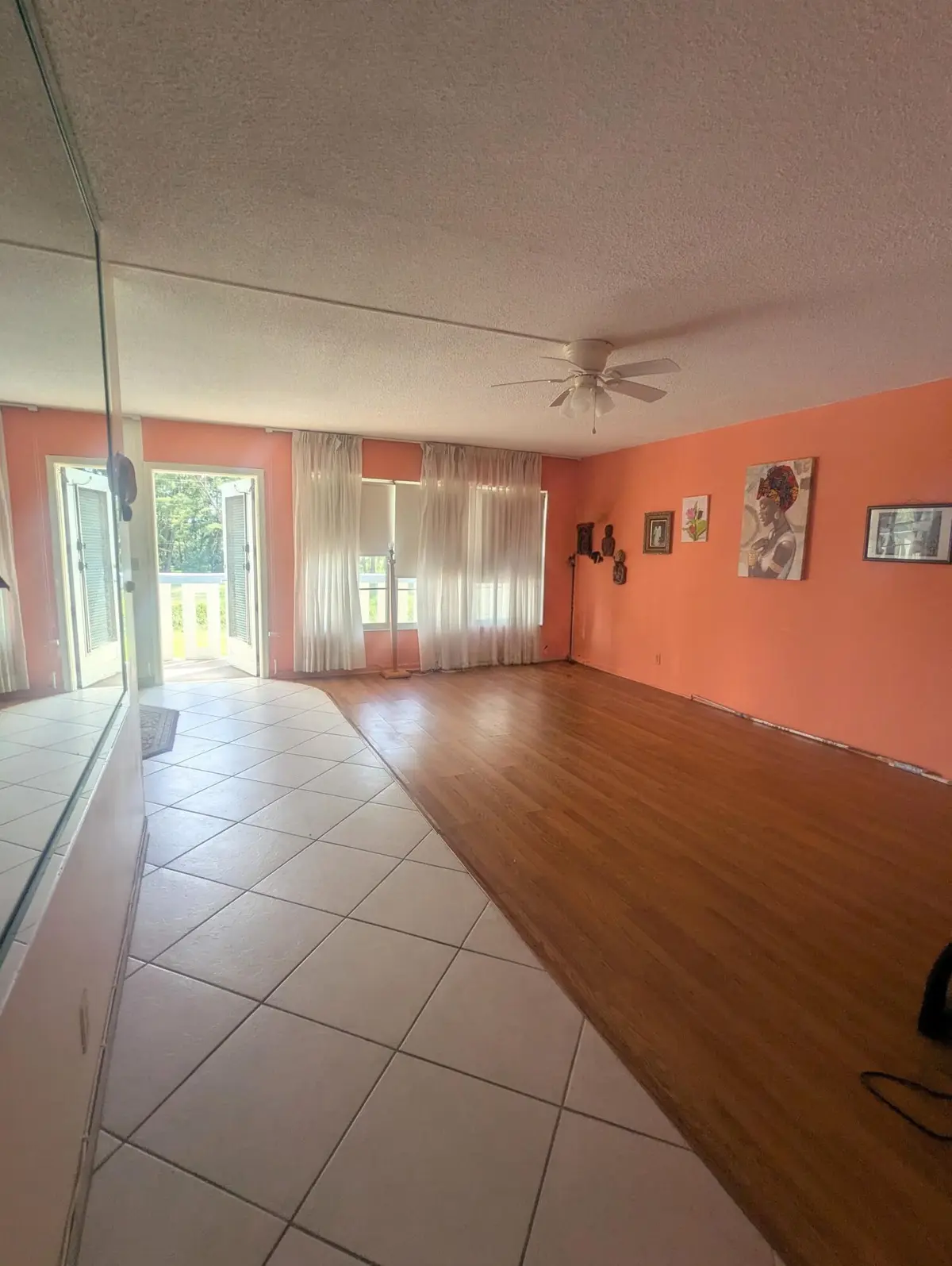 Livingroom Reverse at 205 Wellington M, West Palm Beach