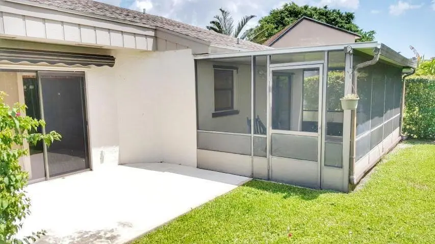 exterior patio at 7 Whitehall Way, Boynton Beach
