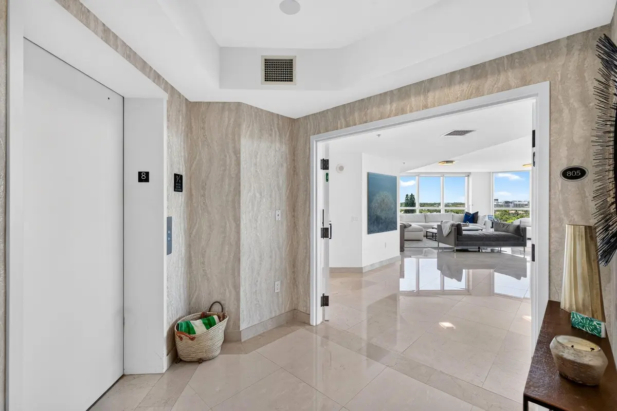 Hallway at 801 Briny Avenue, Pompano Beach