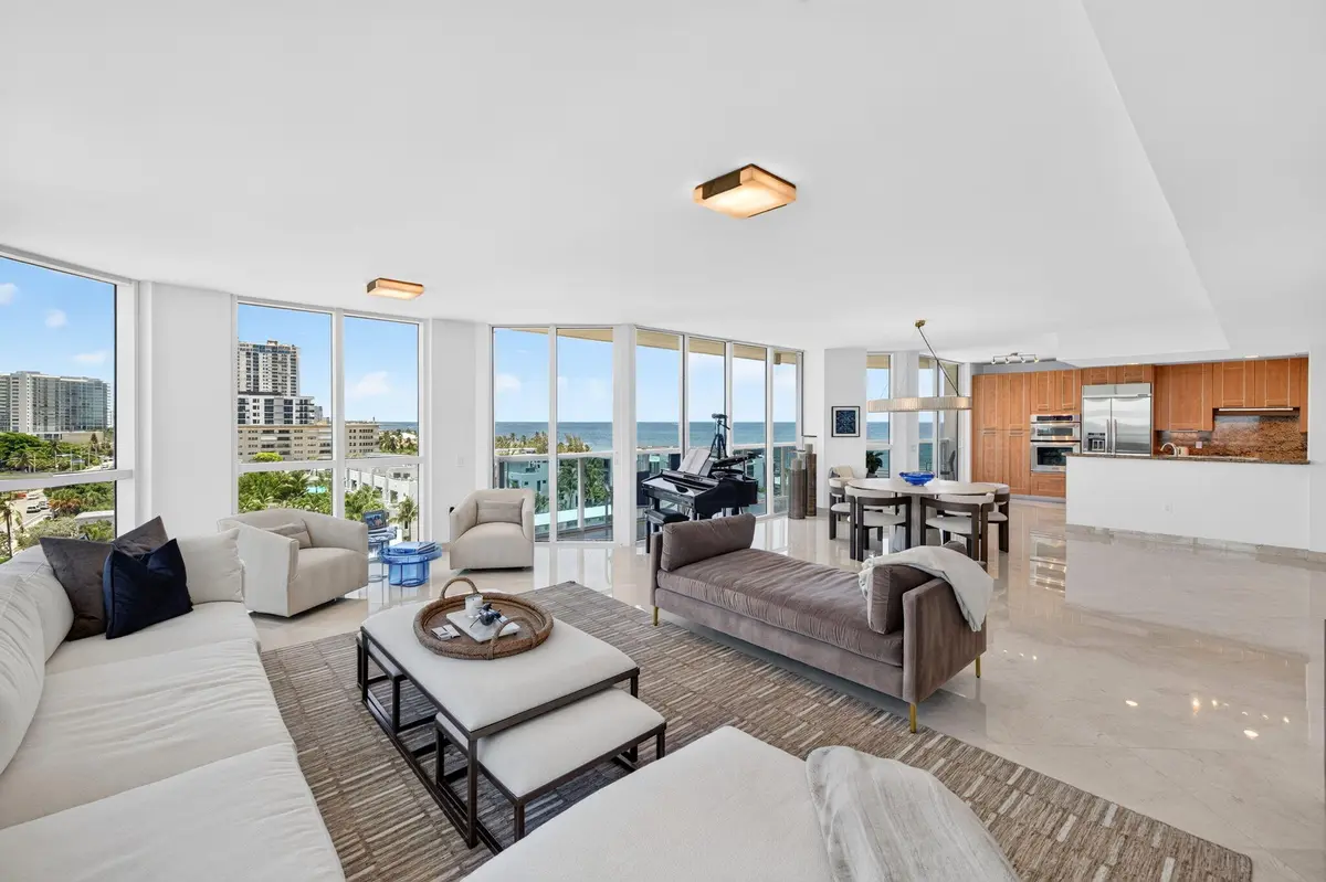 Living Room at 801 Briny Avenue, Pompano Beach
