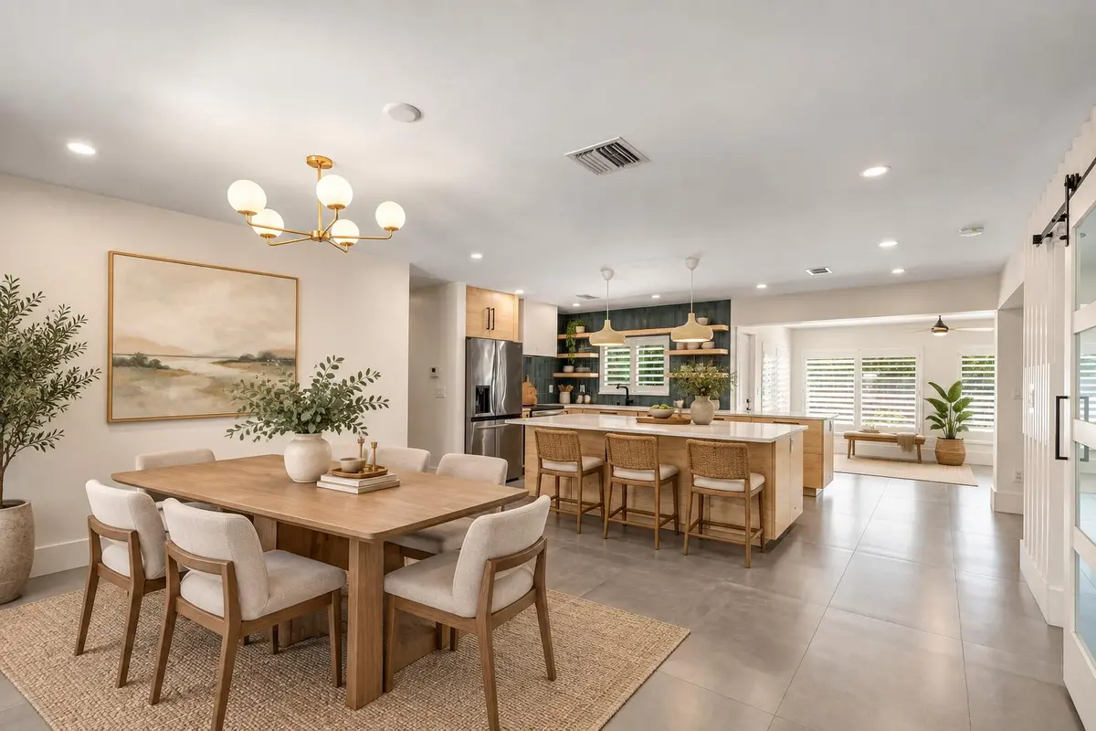 Stage-Kitchen at 450 NE 5TH Circle, Boca Raton