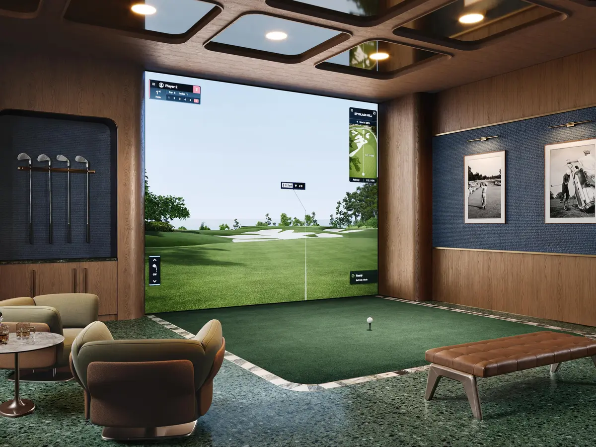 Golf Simulator at 41 SE 4th Street 607, Boca Raton