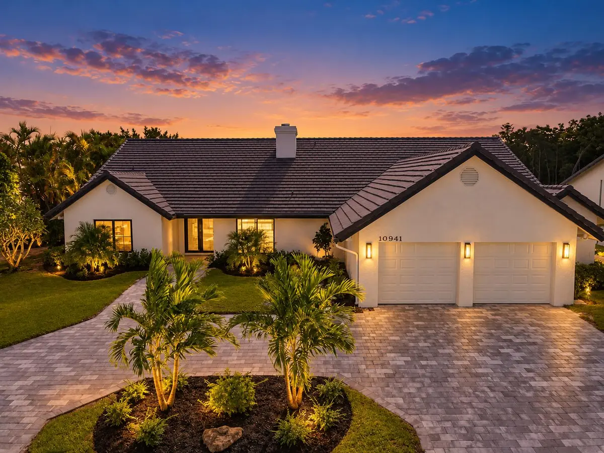 exterior twilight 2 at 10941 BOCA WOODS Lane, Boca Raton