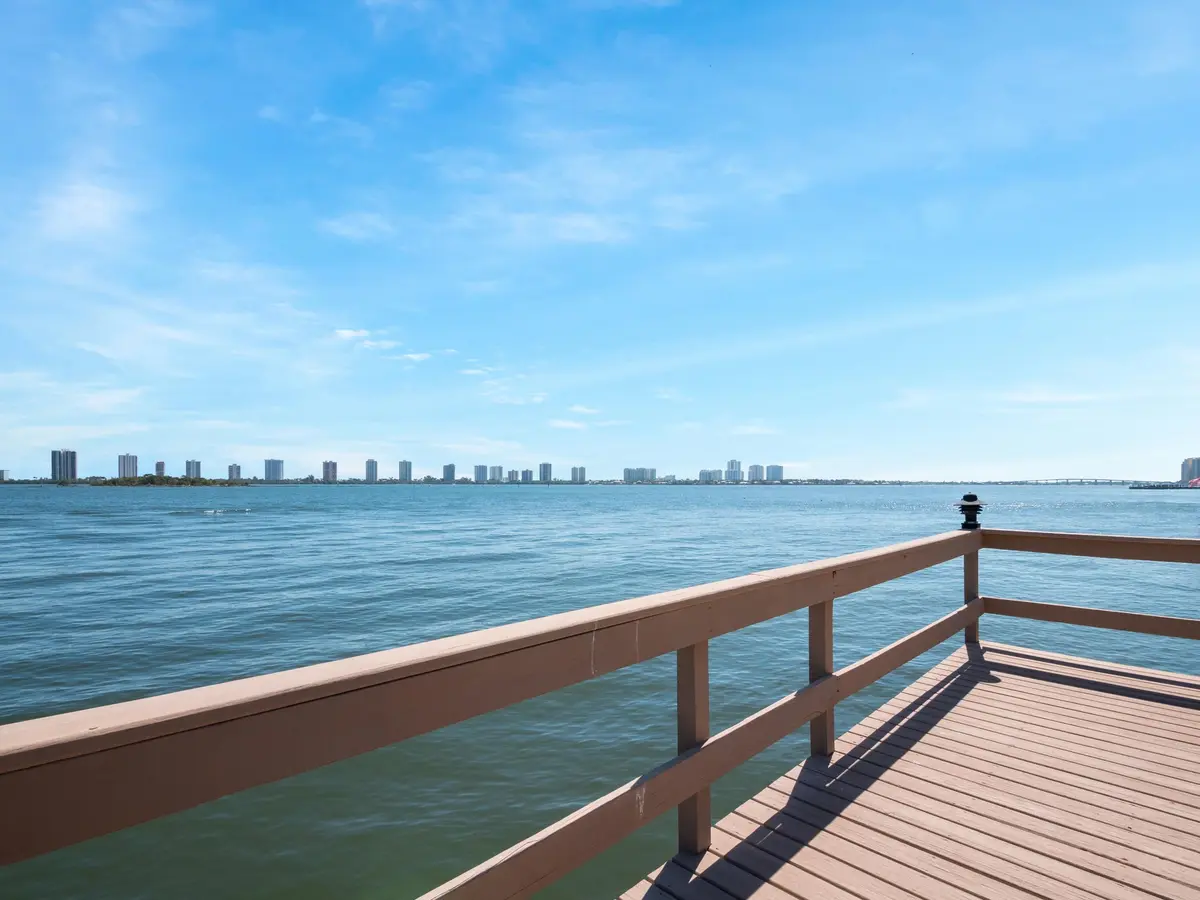 Intracoastal View from Pier at 101 Doolen Court 205, North Palm Beach