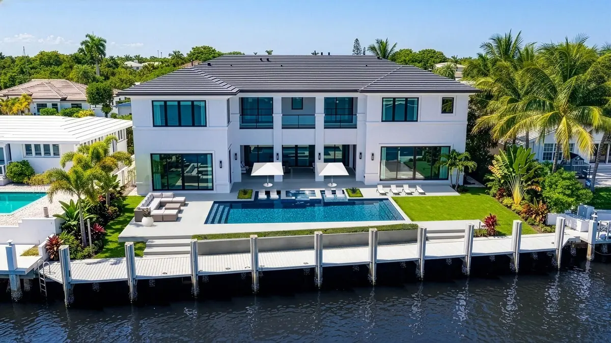 Aerial Rendered at 2648 NE 24TH Street, Lighthouse Point